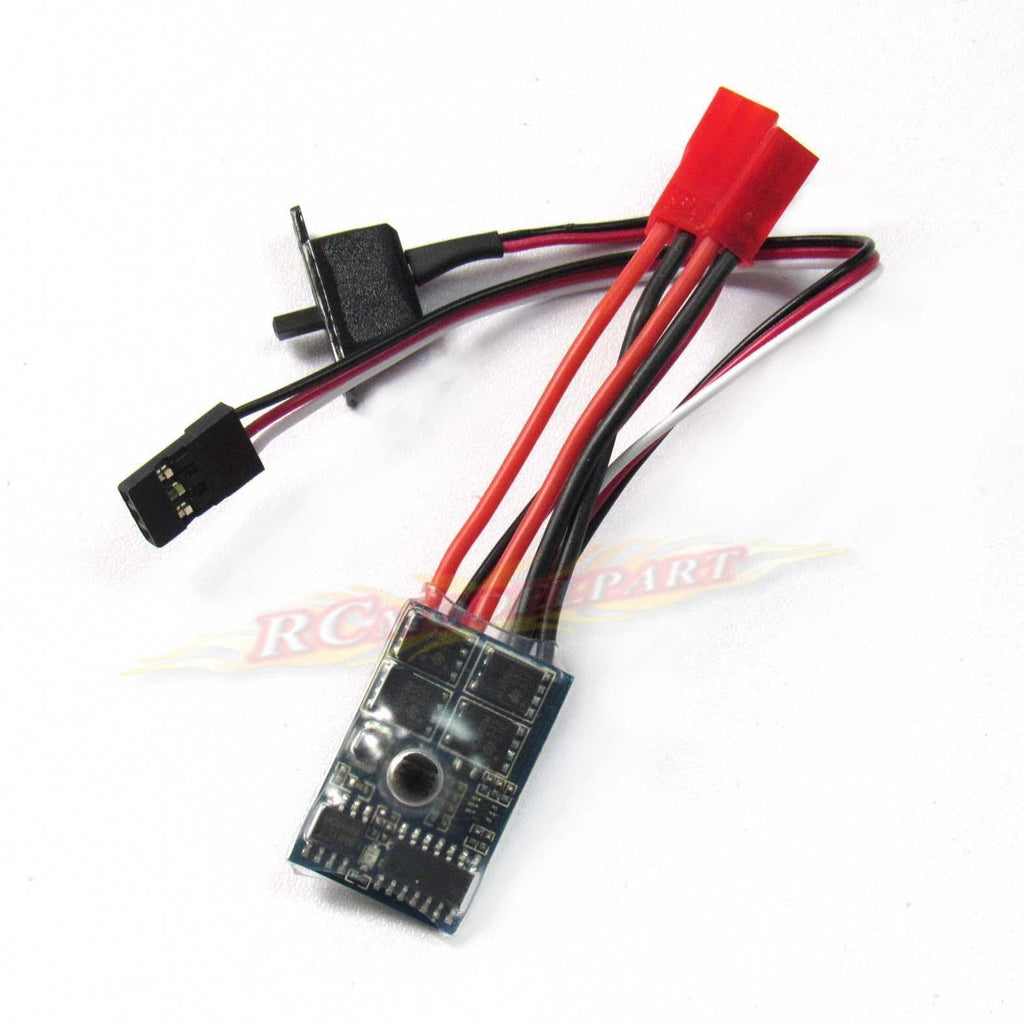 Hobbypower Brushed Motor ESC 10A Speed Controller for 1/16 1/18 RC Car Boat Tank with Brake