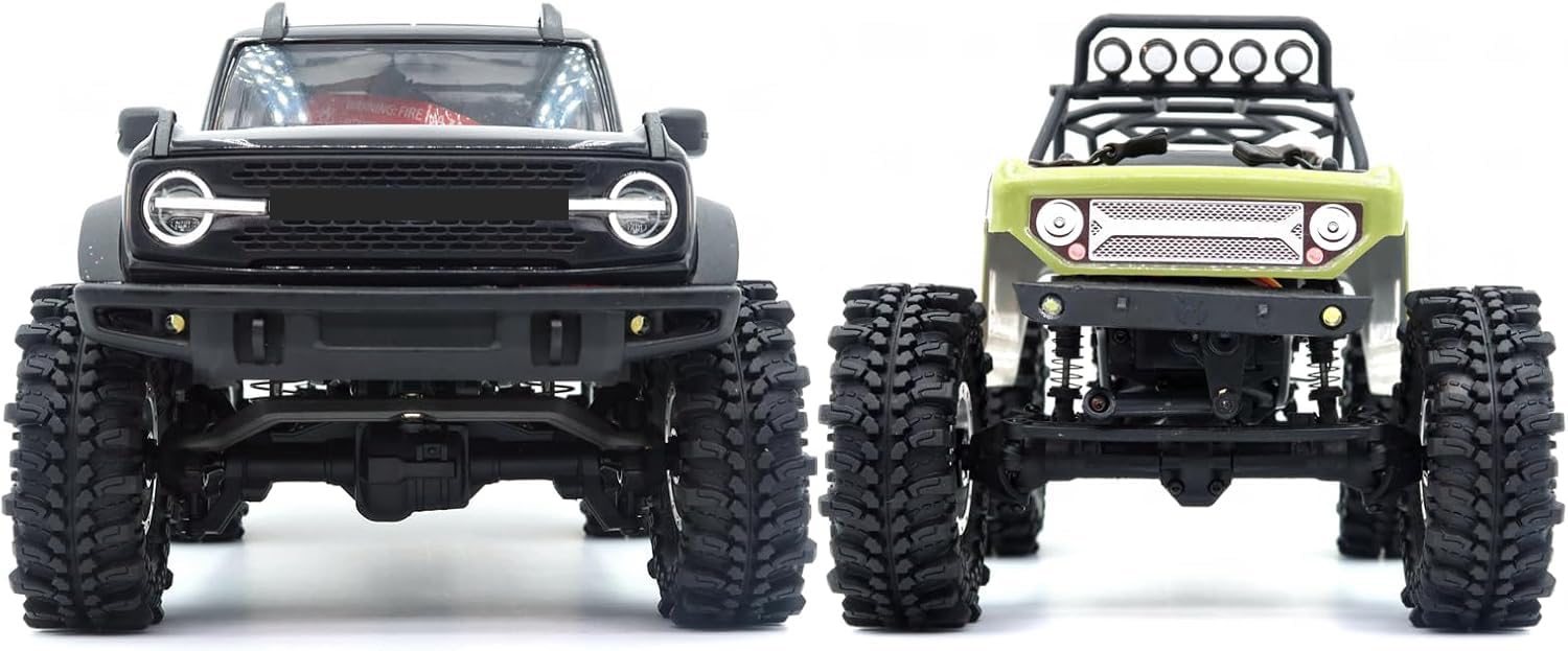 HOBBYSOUL 1.0 Crawler Tires 61x22.4mm Soft Sticky Compound for TRX4M SCX24