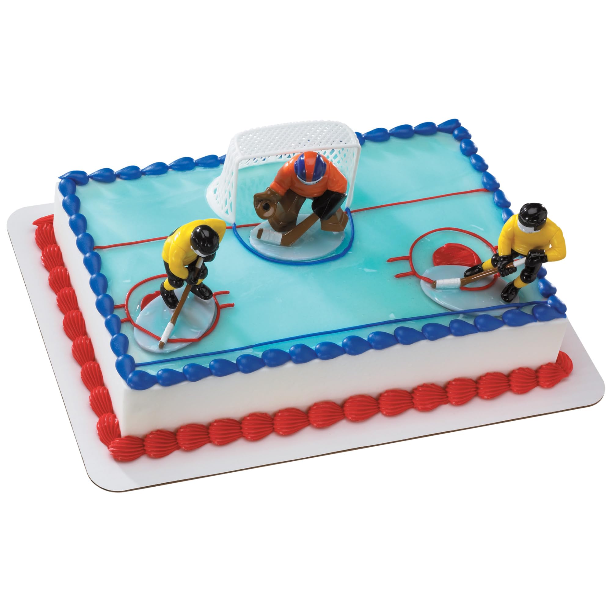 Hockey FaceOff DecoSet Cake Decoration by DecoPac