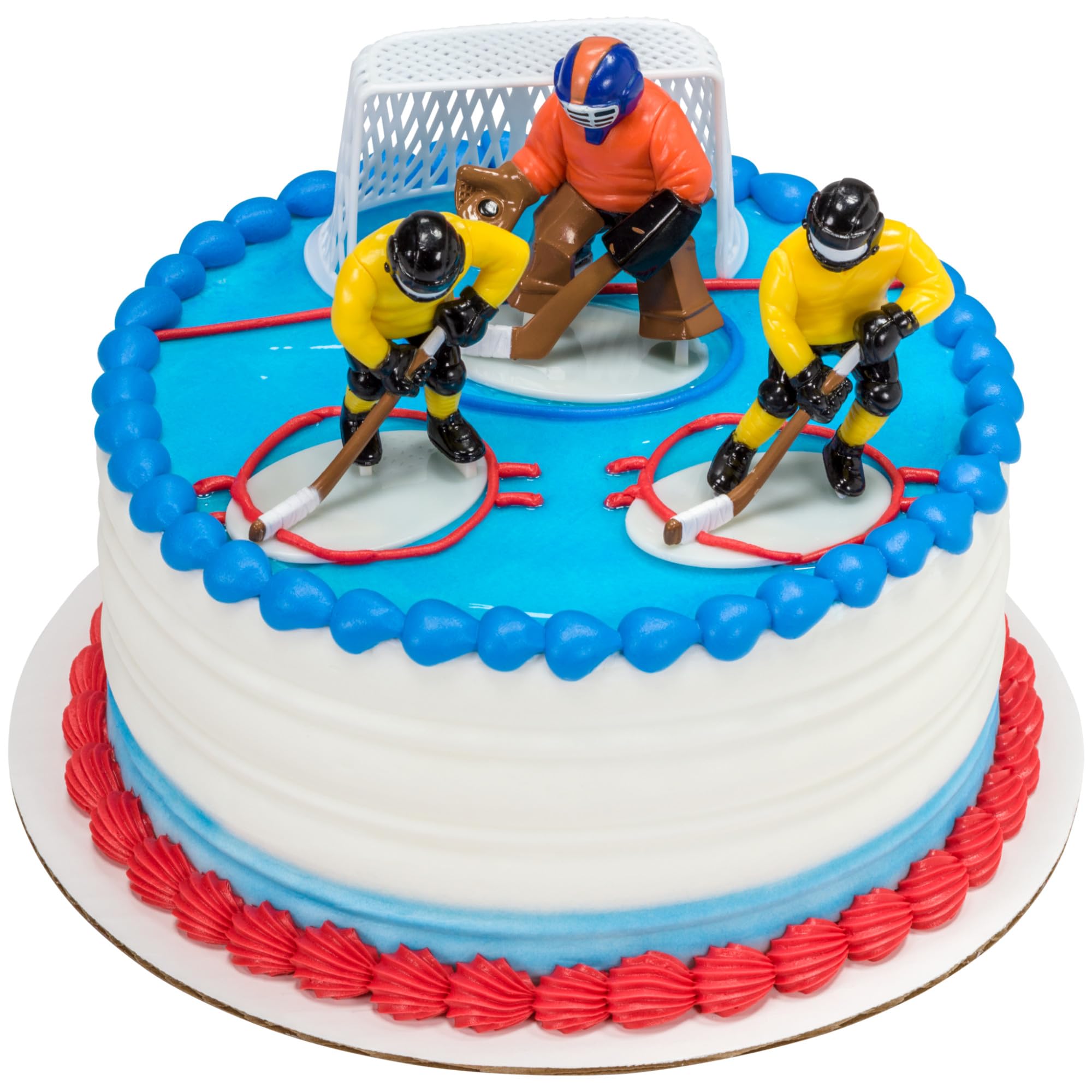 Hockey FaceOff DecoSet Cake Decoration by DecoPac