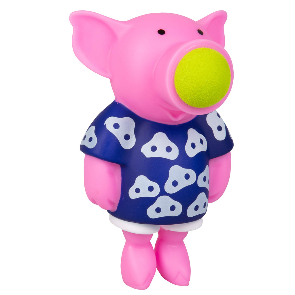 Hog Wild Pig Ball Popper Toy - 4 Foam Balls, Shoots Up to 20 Feet - Indoor/Outdoor Fun for Ages 5+