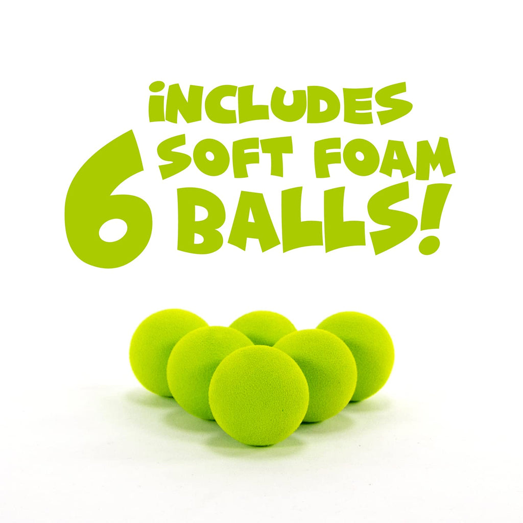 Hog Wild Pig Ball Popper Toy - 4 Foam Balls, Shoots Up to 20 Feet - Indoor/Outdoor Fun for Ages 5+
