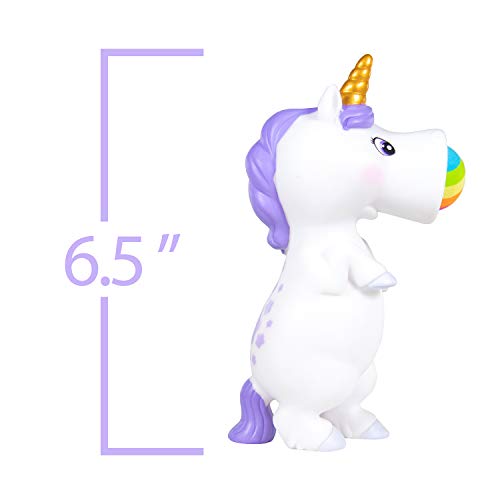 Hog Wild Unicorn Ball Popper – Squeeze to Launch Foam Balls Up to 20 Feet – Safe Indoor/Outdoor Toy for Kids 5+