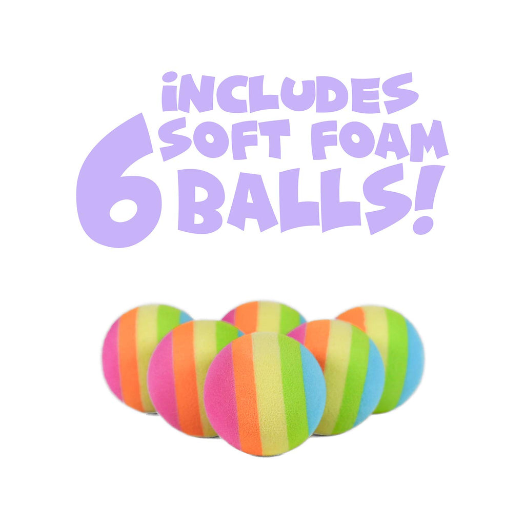 Hog Wild Unicorn Ball Popper – Squeeze to Launch Foam Balls Up to 20 Feet – Safe Indoor/Outdoor Toy for Kids 5+