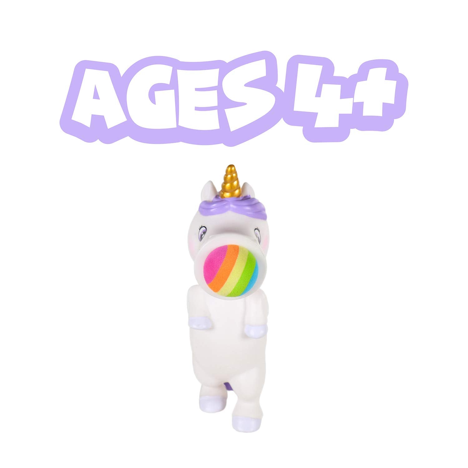 Hog Wild Unicorn Ball Popper – Squeeze to Launch Foam Balls Up to 20 Feet – Safe Indoor/Outdoor Toy for Kids 5+