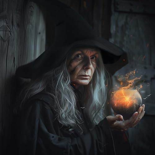 HOMELEX Adult Black Witch Hat for Halloween Costume Parties