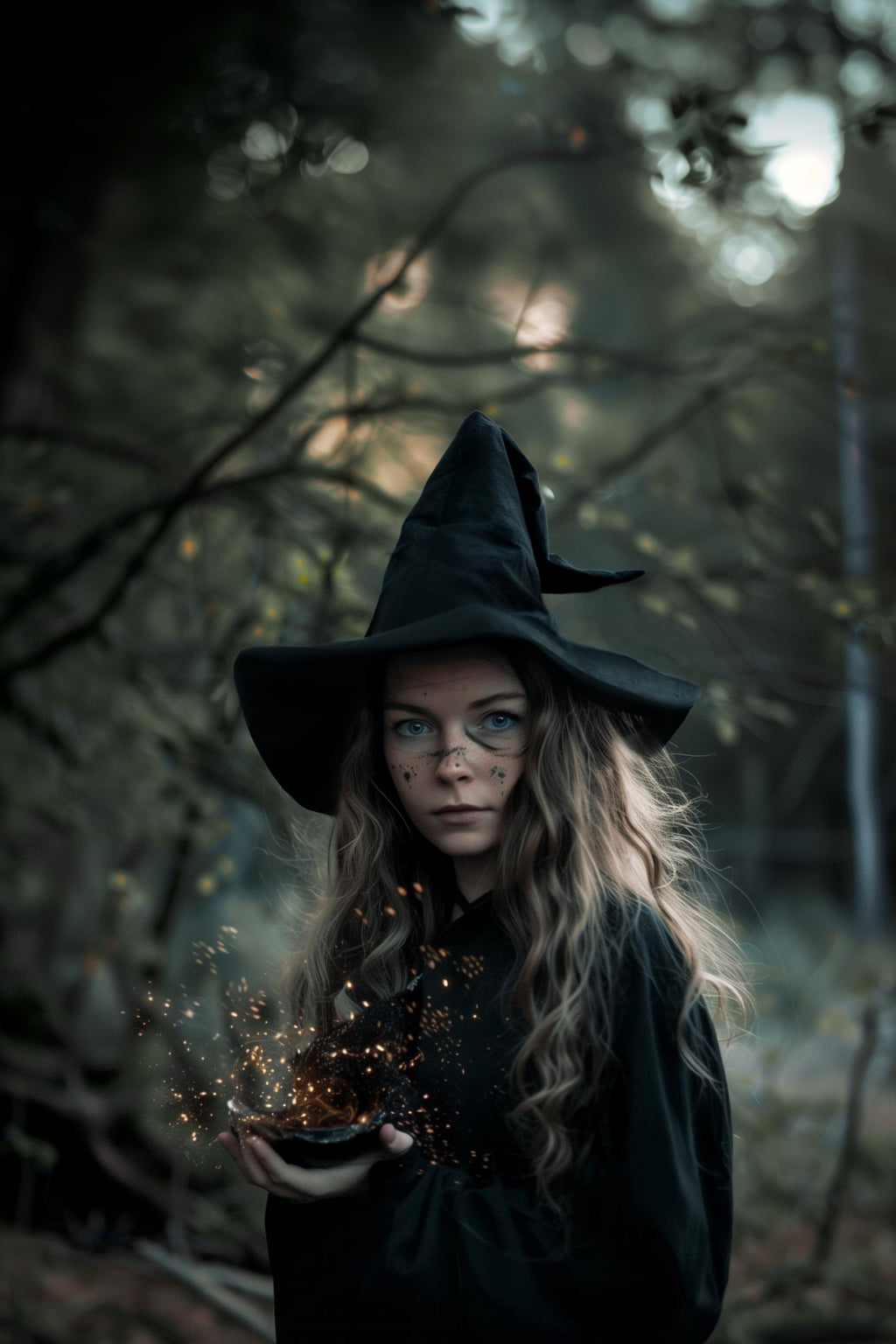 HOMELEX Adult Black Witch Hat for Halloween Costume Parties