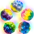 HOMQYTE High Bounce Foam Balls (5 Pack) – 3.14'' Sensory Balls for Adults, Stress Relief & Hand-Eye Coordination Training with Pop Sound