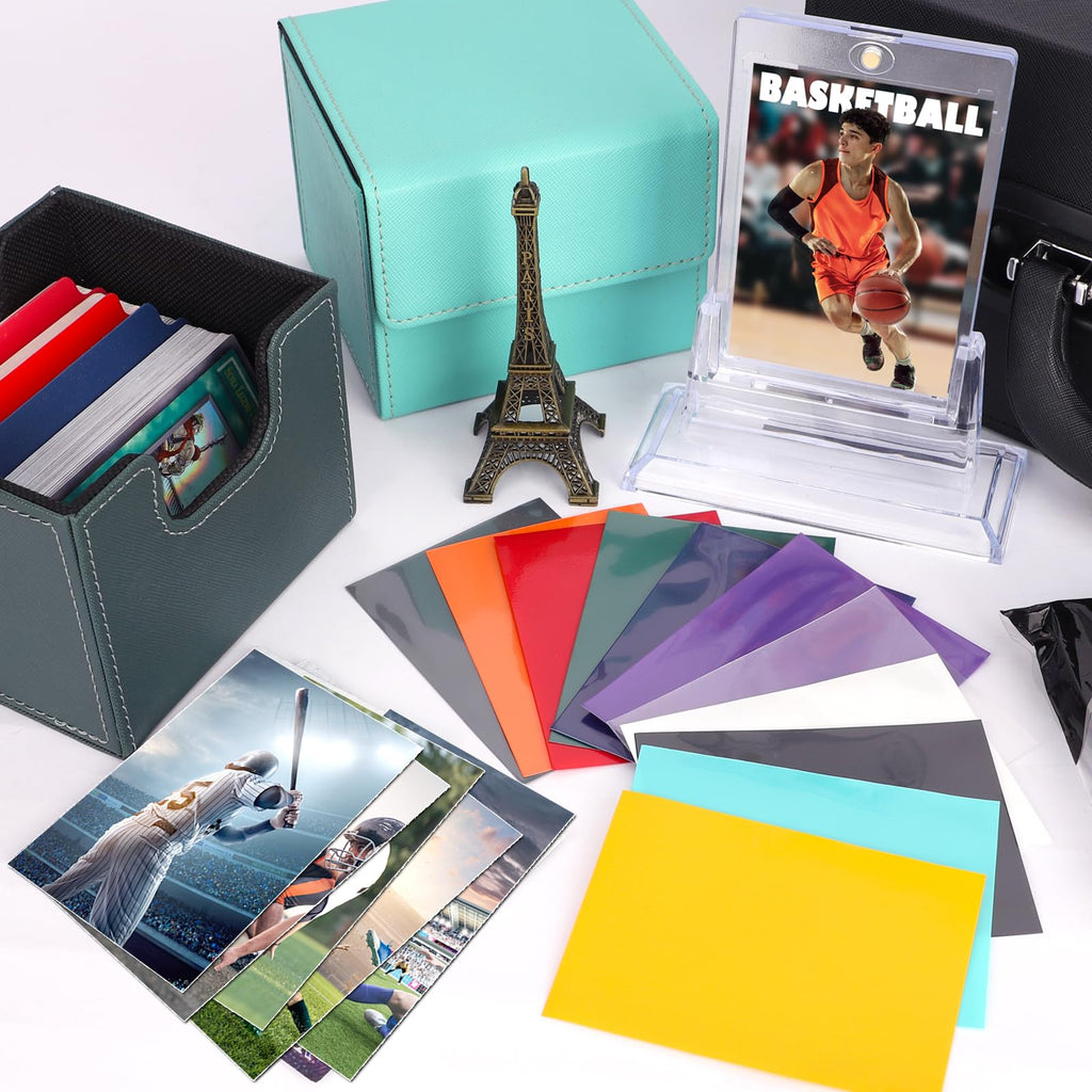 Homthy 500 Card Sleeves - 5 Colors, Standard Size 66x91mm, Non-PVC Polypropylene