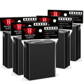 Homthy 500 Pack Black Trading Card Sleeves - Soft Penny Sleeves for MTG, Baseball, Sports Cards - Acid-Free Polypropylene Protectors