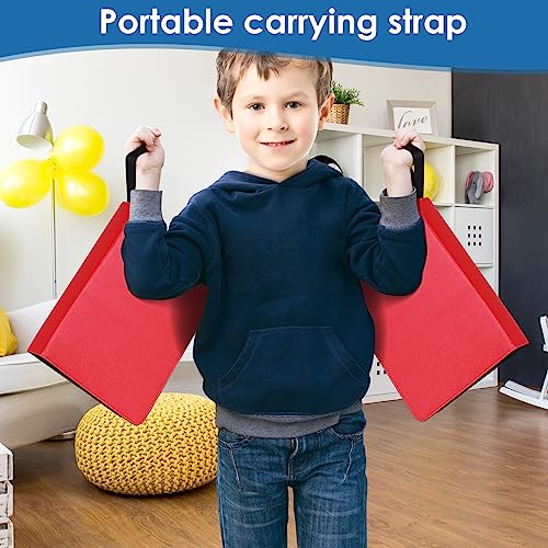 Homthy Red 900-Pocket Card Binder – Durable Pu Leather 9-Pocket Album for Protecting & Displaying Trading Cards, Sports Cards, and Game Cards