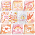 Honoson 24-Pack Hippie Boho Mini Coloring Books - 8 Designs, 12 Pages Each, Portable Activity for Kids Parties & Travel