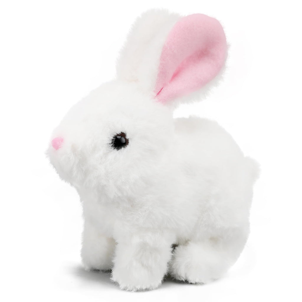 Hopping Plush Bunny Toy with Realistic Movements, Sound, and Wiggling Ears – Safe Soft Rabbit for Kids