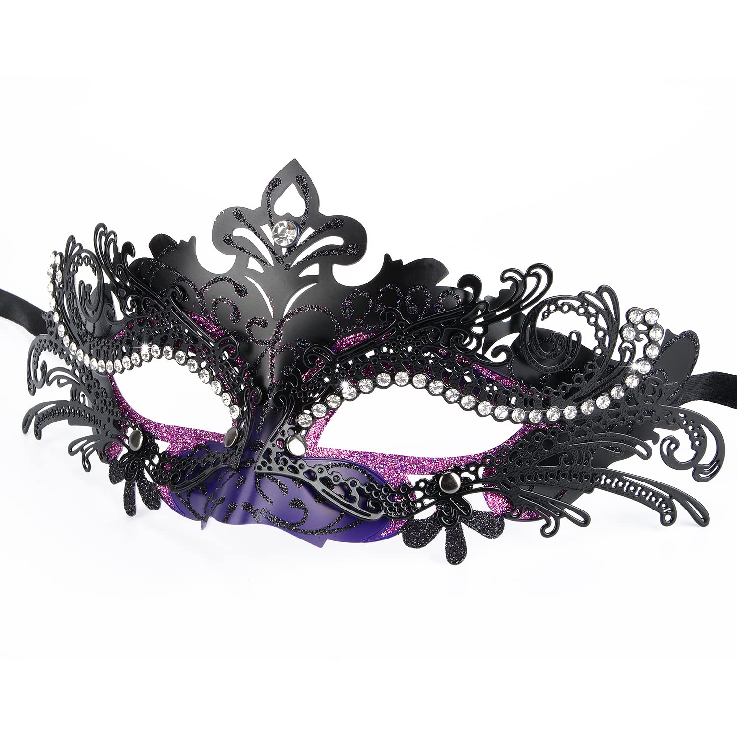 Hoshin Venetian Masquerade Mask for Women – Mardi Gras Decorations & Party Accessories