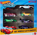 Hot Wheels Let's Race 8-Pack: 1:64 Scale Cars and Trucks from the Netflix Series