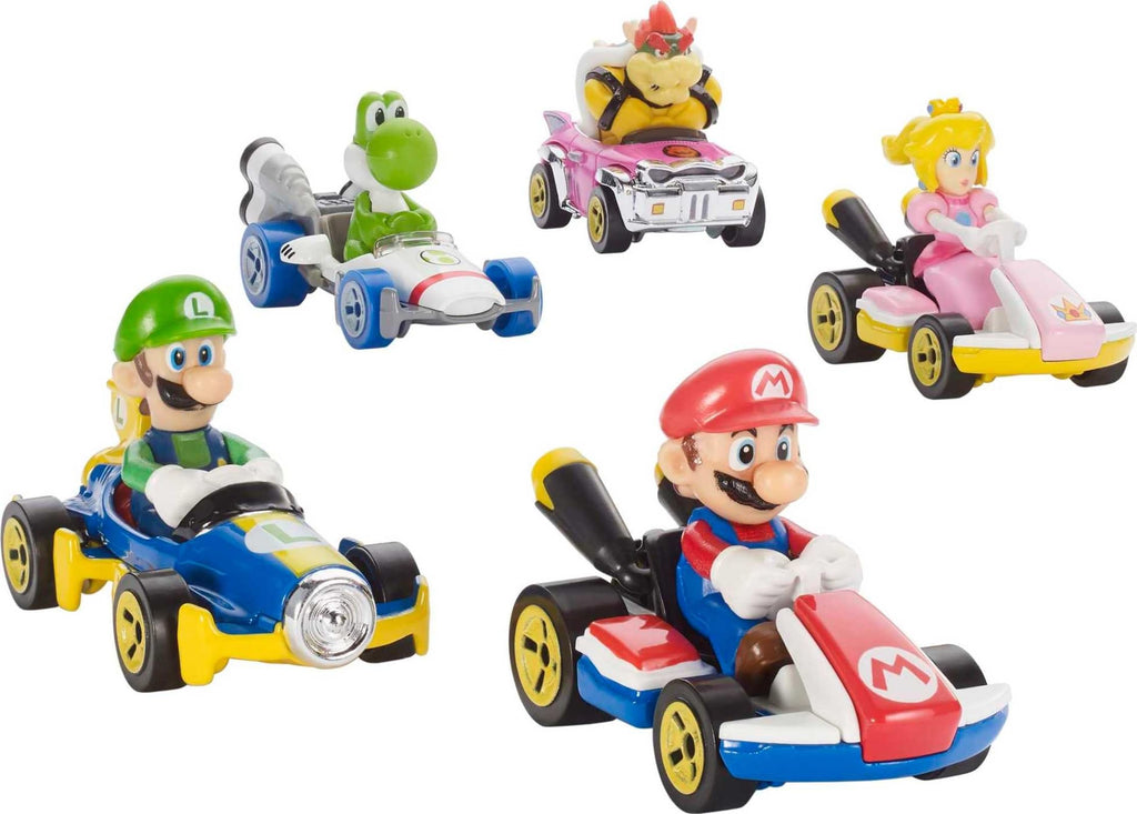 Hot Wheels Mario Kart 1:64 Die-Cast Replica Vehicles – Collectible Toy Cars