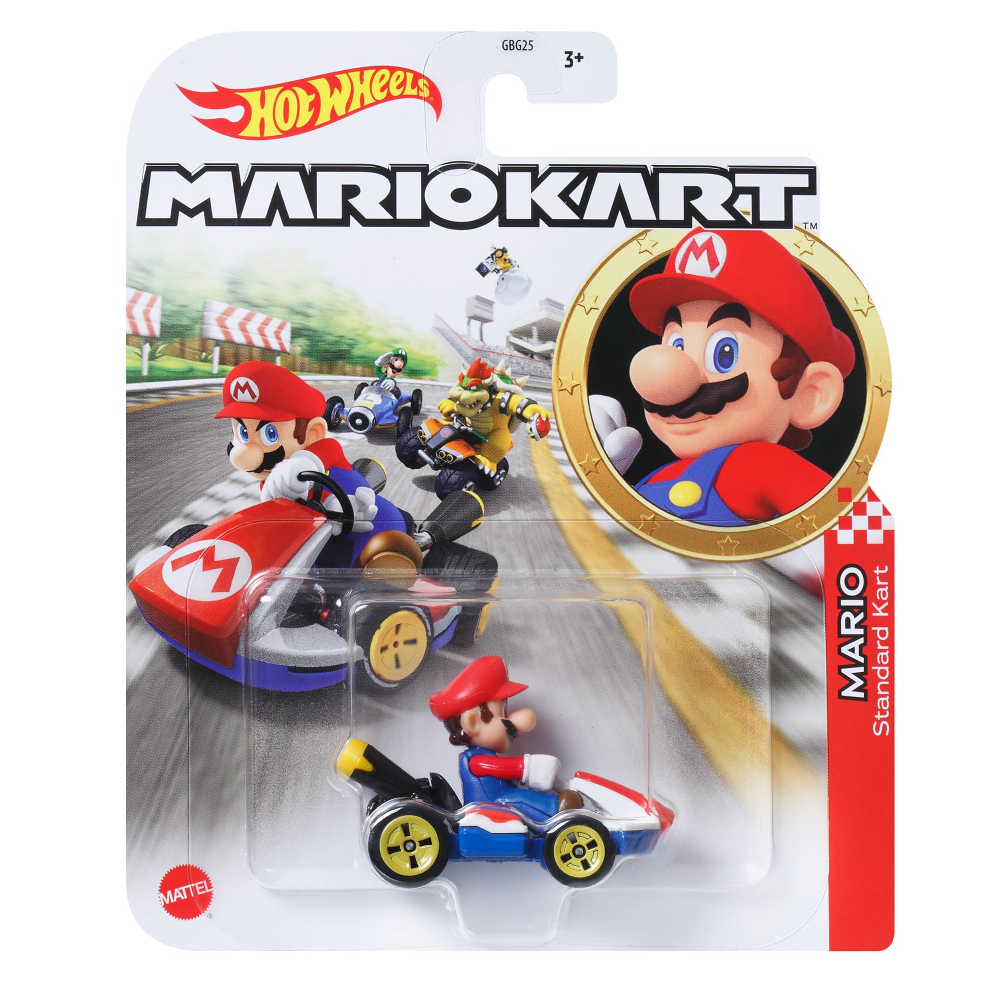 Hot Wheels Mario Kart 1:64 Scale Die-Cast Replica Vehicles – Collectible Toy Cars