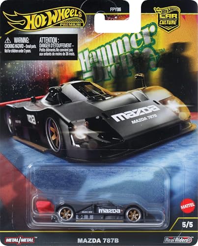 Hot Wheels Premium Car Culture 1:64 Die-Cast Mazda 787B with Real Riders Tires
