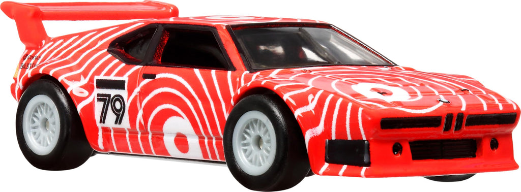 Hot Wheels Premium Car Culture Circuit Legends BMW M1 Procar – 1:64 Scale Die-Cast with Real Riders Tires