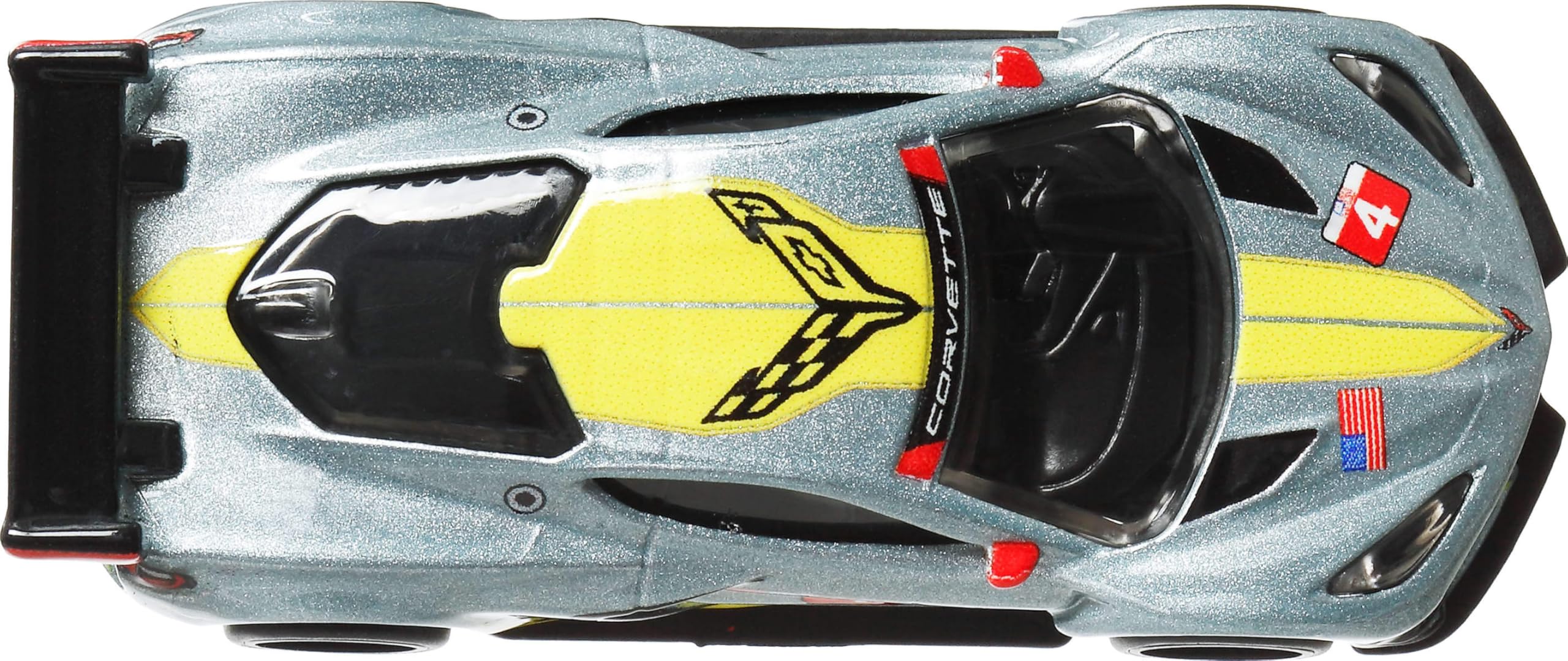 Hot Wheels Premium Car Culture Corvette C8 R, 1:64 Scale Die-Cast with Real Riders Tires