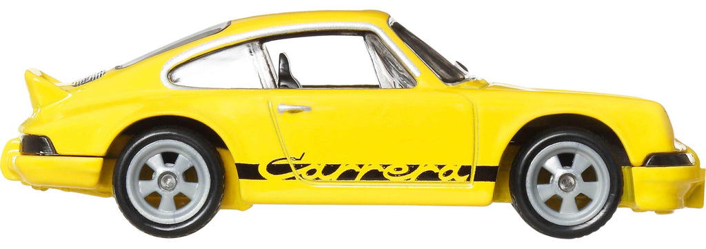 Hot Wheels Premium Car Culture Hammer Drop Porsche 911 Carrera RS 2.7 – 1:64 Scale Die-Cast with Real Riders Tires