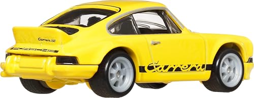 Hot Wheels Premium Car Culture Hammer Drop Porsche 911 Carrera RS 2.7 – 1:64 Scale Die-Cast with Real Riders Tires