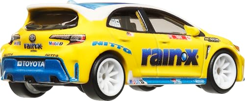 Hot Wheels Premium Car Culture Toyota Corolla GR – 1:64 Scale Die-Cast Collectible with Real Riders Tires