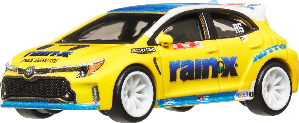 Hot Wheels Premium Car Culture Toyota Corolla GR – 1:64 Scale Die-Cast Collectible with Real Riders Tires