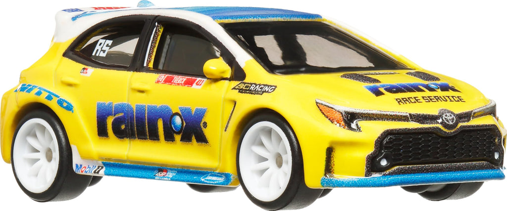 Hot Wheels Premium Car Culture Toyota Corolla GR – 1:64 Scale Die-Cast Collectible with Real Riders Tires