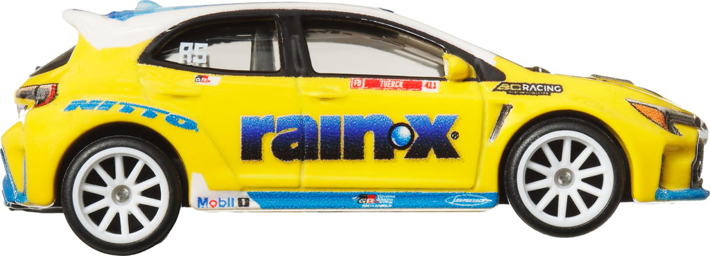 Hot Wheels Premium Car Culture Toyota Corolla GR – 1:64 Scale Die-Cast Collectible with Real Riders Tires