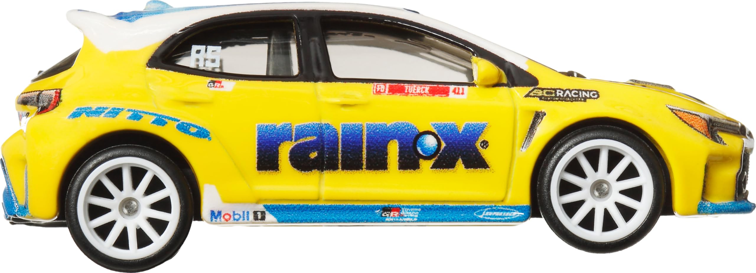 Hot Wheels Premium Car Culture Toyota Corolla GR – 1:64 Scale Die-Cast Collectible with Real Riders Tires