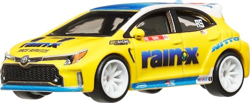 Hot Wheels Premium Car Culture Toyota Corolla GR – 1:64 Scale Die-Cast Collectible with Real Riders Tires