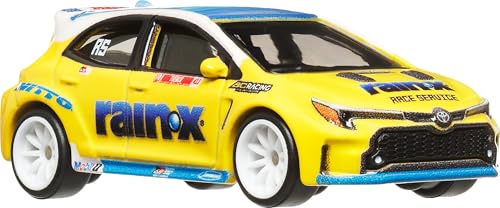 Hot Wheels Premium Car Culture Toyota Corolla GR – 1:64 Scale Die-Cast Collectible with Real Riders Tires