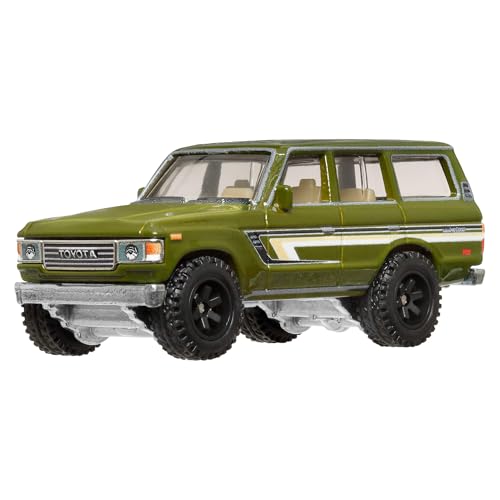 Hot Wheels Premium Car Culture Toyota Landcruiser FJ60, 1:64 Scale Die-Cast with Real Riders Tires
