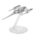 Hot Wheels Star Wars Naboo Starfighter Die-Cast Starship – Commemorative Series with Death Star Build Piece