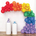 HOUSE OF PARTY 140-Piece Rainbow Balloon Arch Kit for Parties
