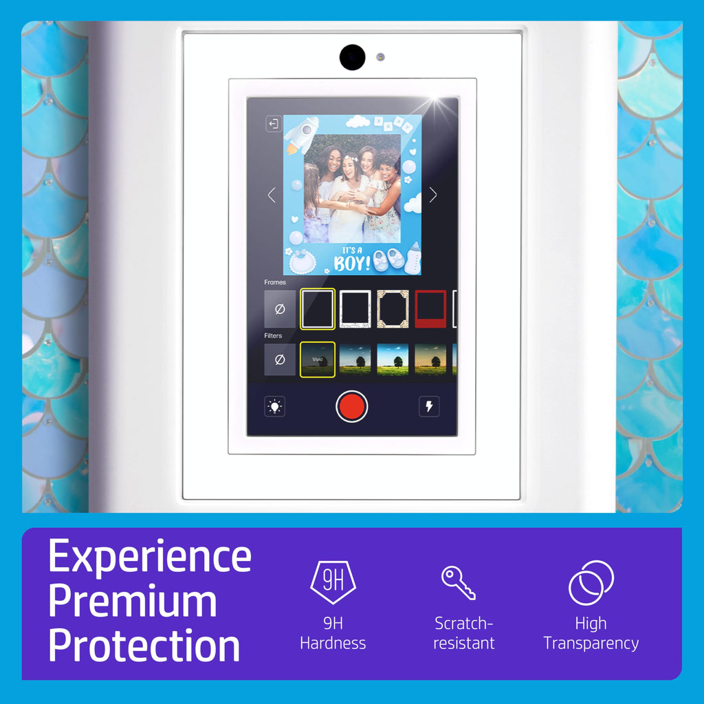 HP Sprocket Photobooth Screen Protector - 9H Tempered Glass, Scratch & Fingerprint Resistant