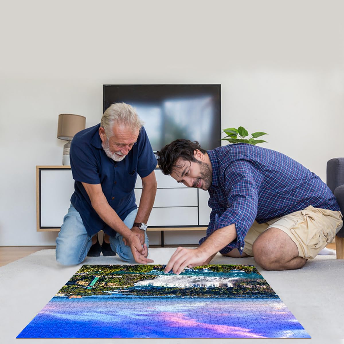 HUADADA 1000 Piece Jigsaw Puzzle - Niagara Falls - for Adults