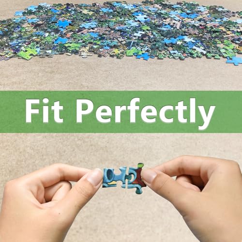 HUADADA 1024-Piece Feed Bird Jigsaw Puzzle for Adults – Precision Cut, ABC Back, 19.6"x19.6" with Poster