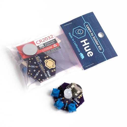 Hue Soldering Kit for Beginners – DIY RGB LED Practice Project