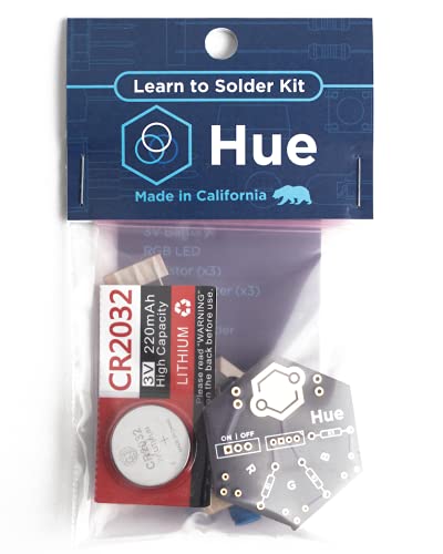 Hue Soldering Kit for Beginners – DIY RGB LED Practice Project
