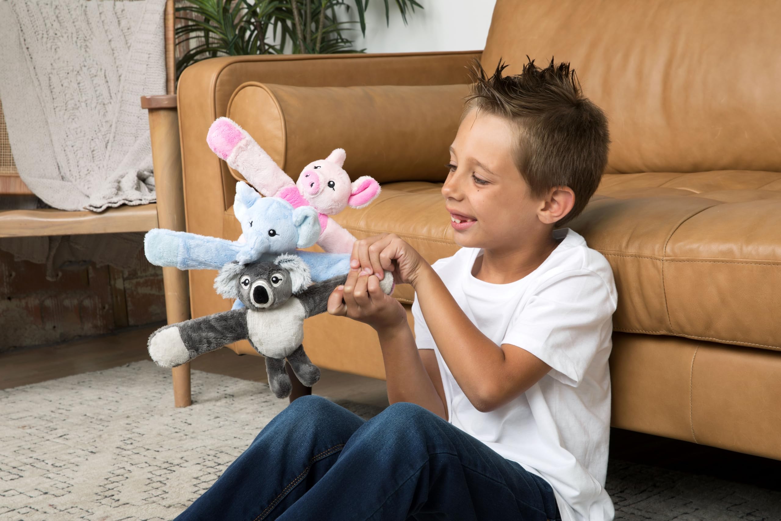 HUGIMALS Hug Babies Quinn the Koala Mini Plush Bracelet – Soft Portable Stuffed Animal for Kids Ages 2+