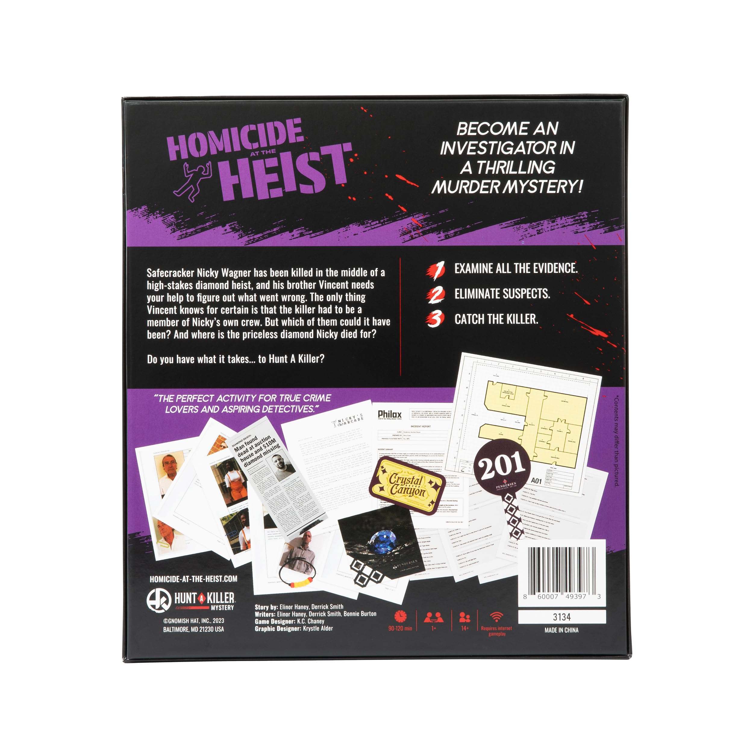 Hunt a Killer: Homicide at the Heist – Murder Mystery Game for Adults (Ages 14+, 1+ Players)