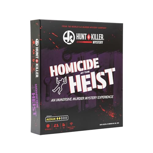 Hunt a Killer: Homicide at the Heist – Murder Mystery Game for Adults (Ages 14+, 1+ Players)