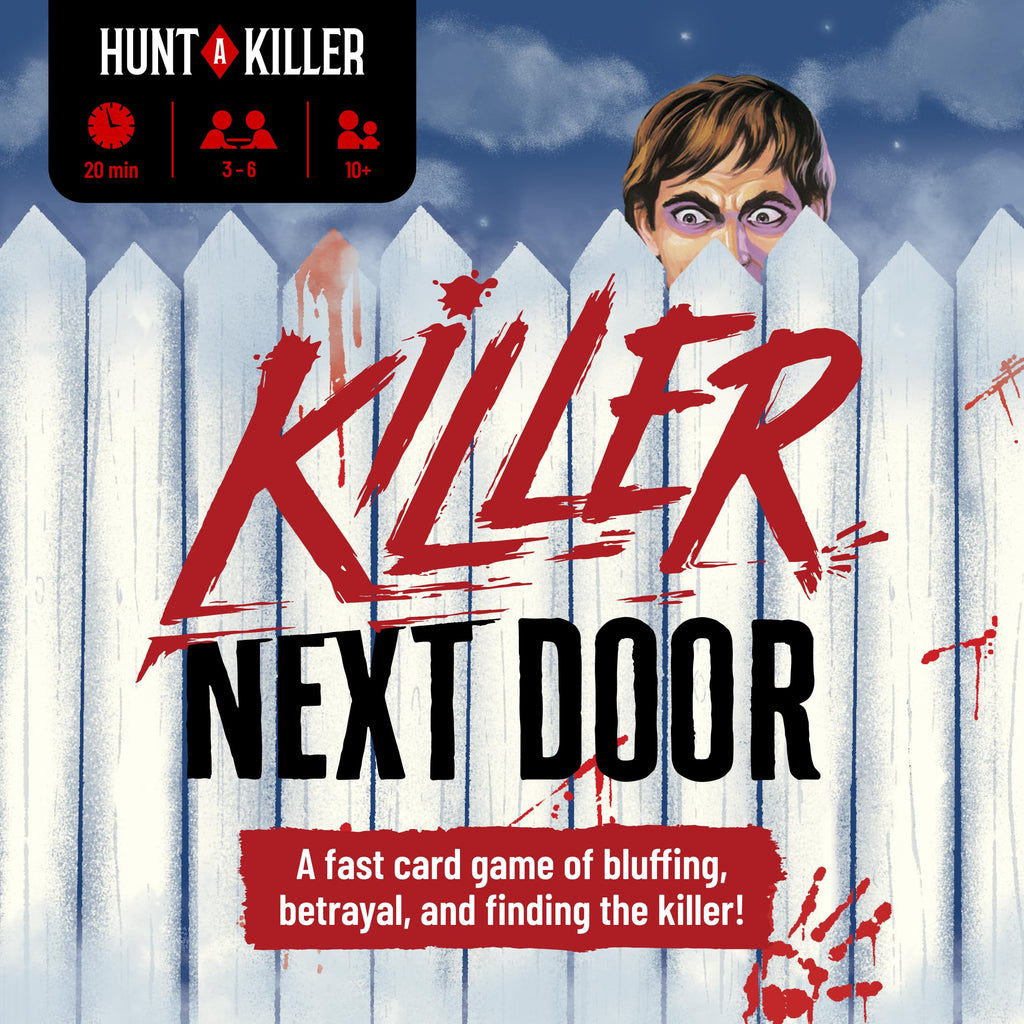 Hunt A Killer: Killer Next Door – A Fast-Paced Social Deduction Card Game for Ages 10+
