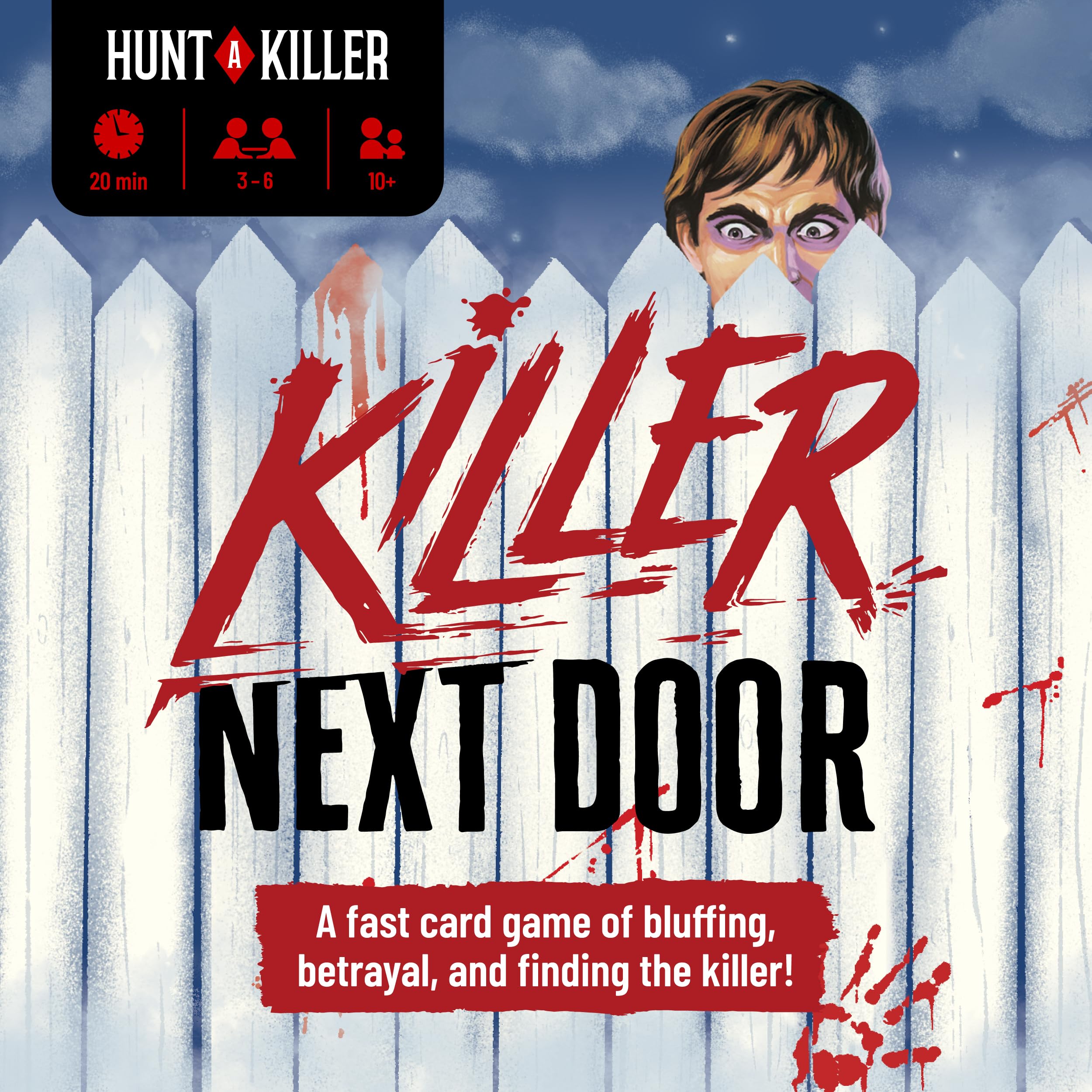 Hunt A Killer: Killer Next Door – A Fast-Paced Social Deduction Card Game for Ages 10+