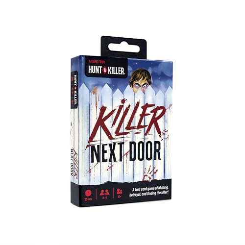 Hunt A Killer: Killer Next Door – A Fast-Paced Social Deduction Card Game for Ages 10+