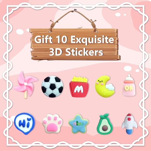 HUSAN Pink Break-to-Open Piggy Bank - 4.72-Inch Solid ABS Money Box with DIY Stickers for Kids and Adults