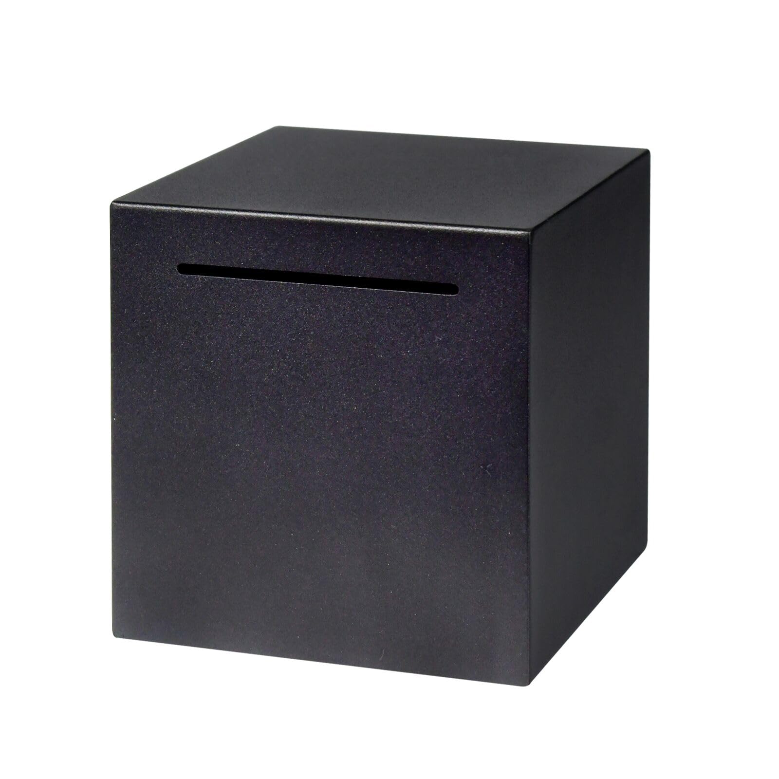 HUSAN Stainless Steel Hammer-Break Piggy Bank – 4.72 Inch (Black)