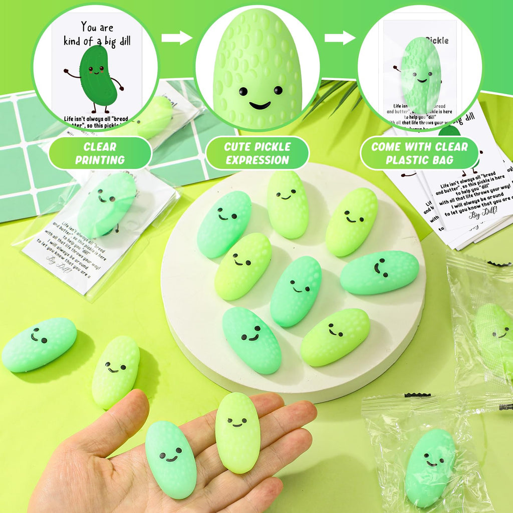 HyDren 40-Pack Kawaii Stress Ball Set with Motivational Cards for Classroom Rewards and Back to School Gifts